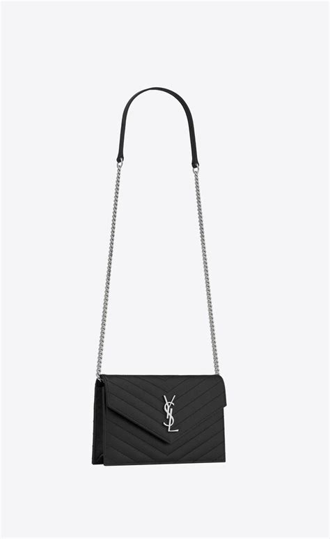 ysl chain wallet envelope|YSL cassandre envelope chain wallet.